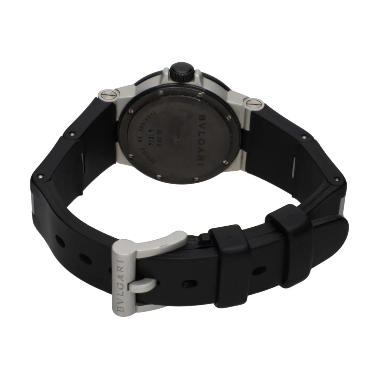 BULGARI Aluminium quartz 29mm.