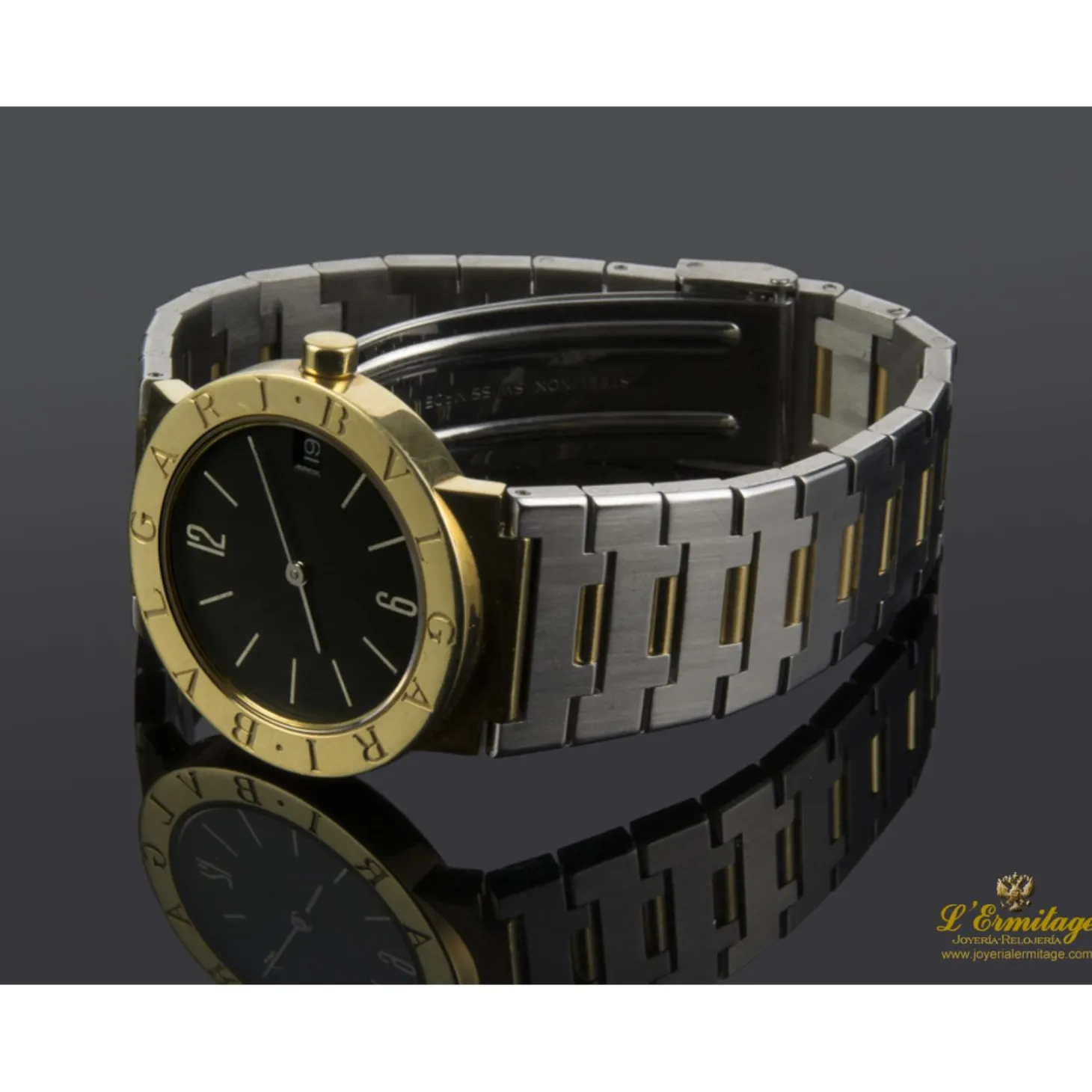 BULGARI Bulgari acero y oro 30mm