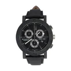 BULGARI Carbongold chronograph roma 38mm.