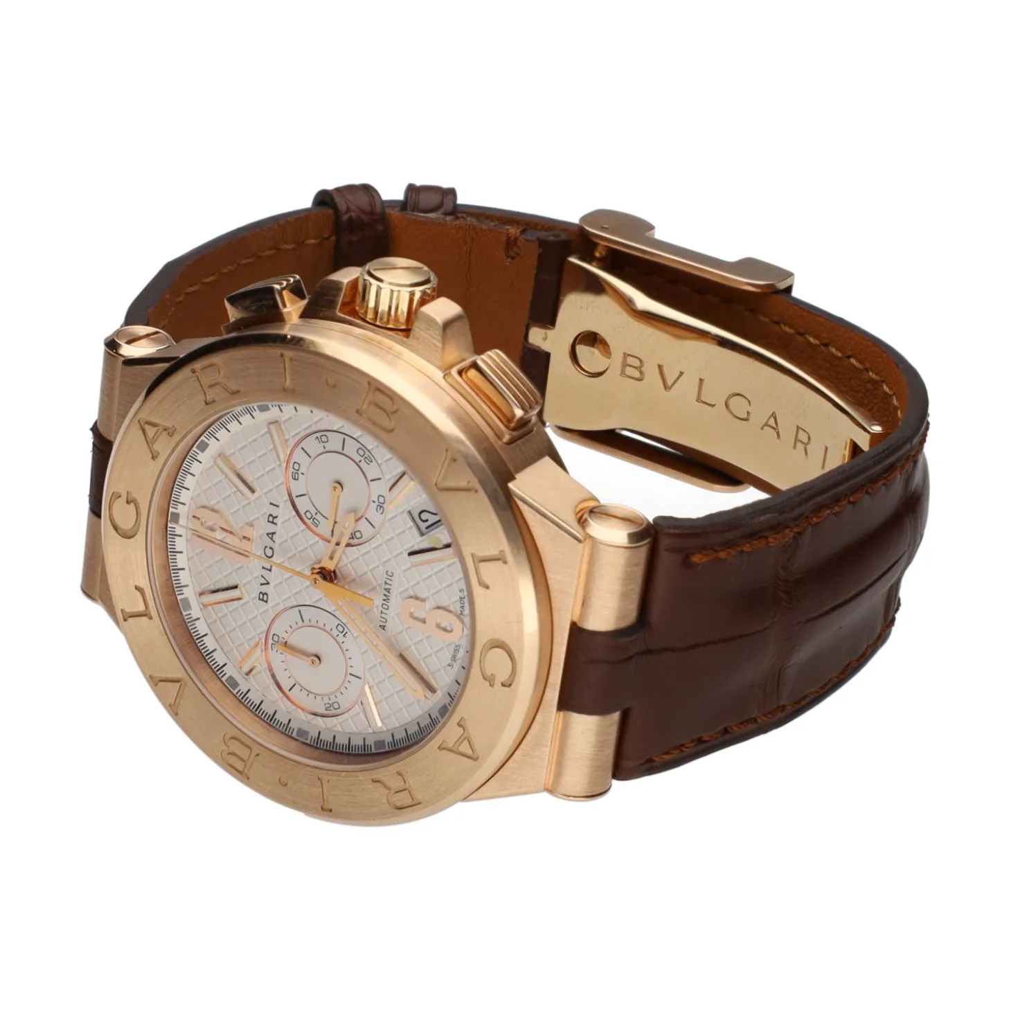 BULGARI Diagono oro rosa chrono 40mm.