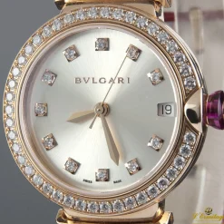 BULGARI Lucea oro rosa y diamantes automático señora