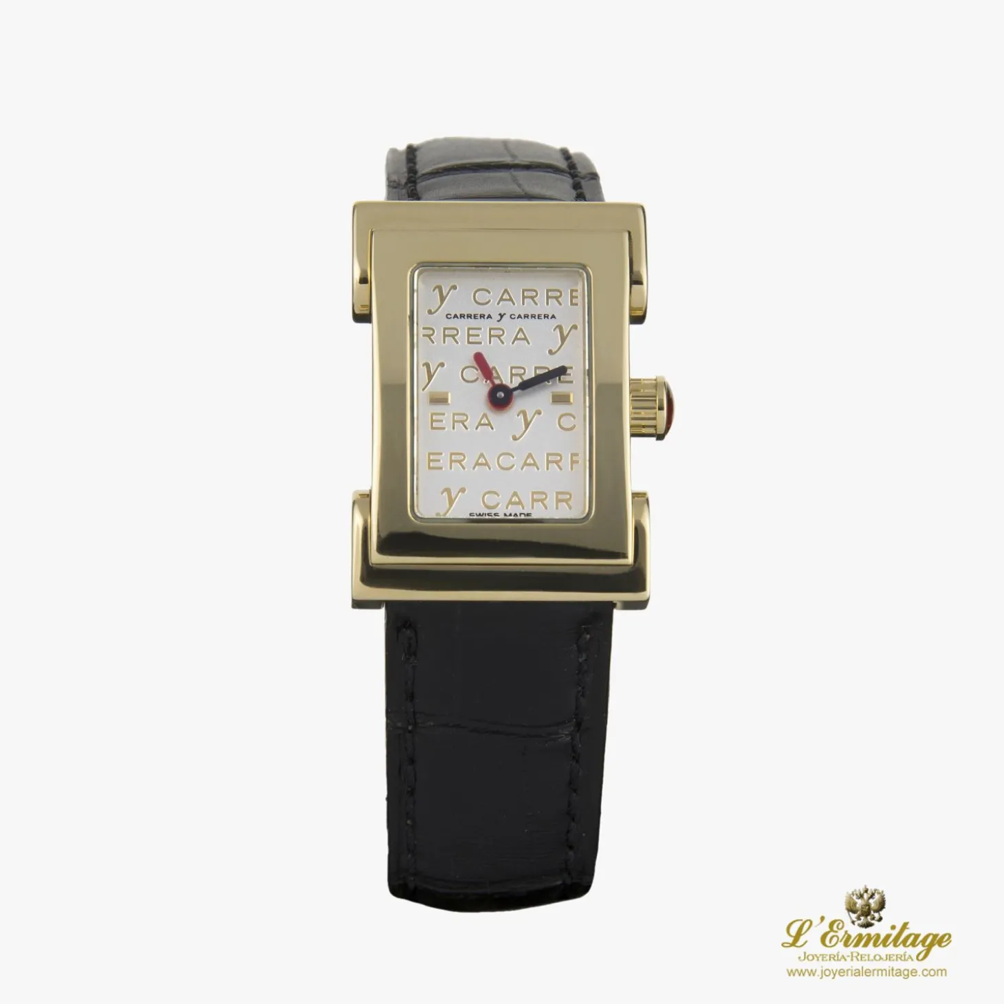 CARRERA Tempus fugyt oro amarillo cuarzo señora