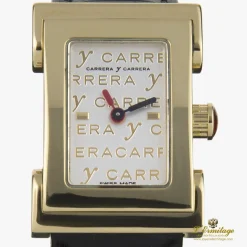 CARRERA Tempus fugyt oro amarillo cuarzo señora