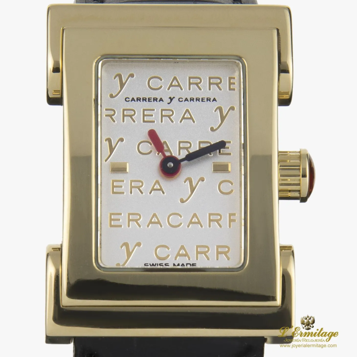 CARRERA Tempus fugyt oro amarillo cuarzo señora