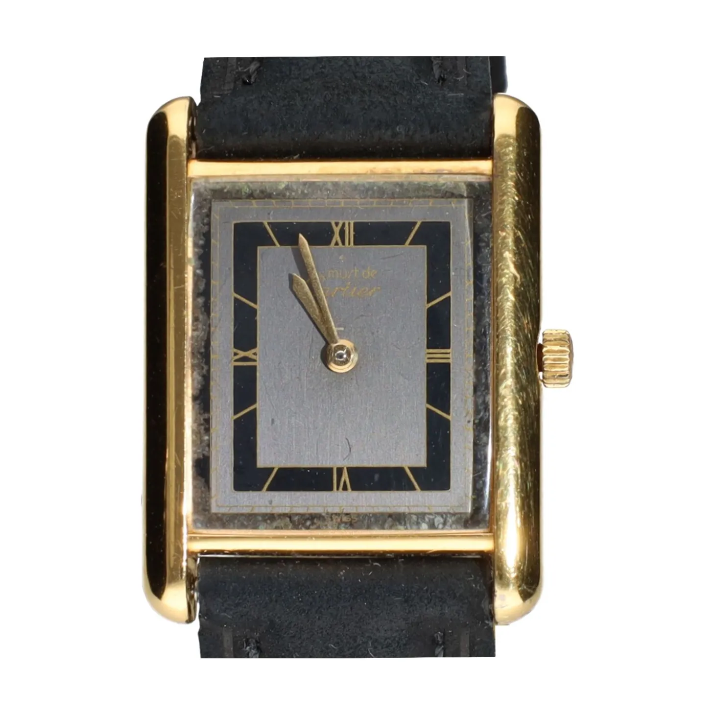 CARTIER Must de cartier plaque quartz.