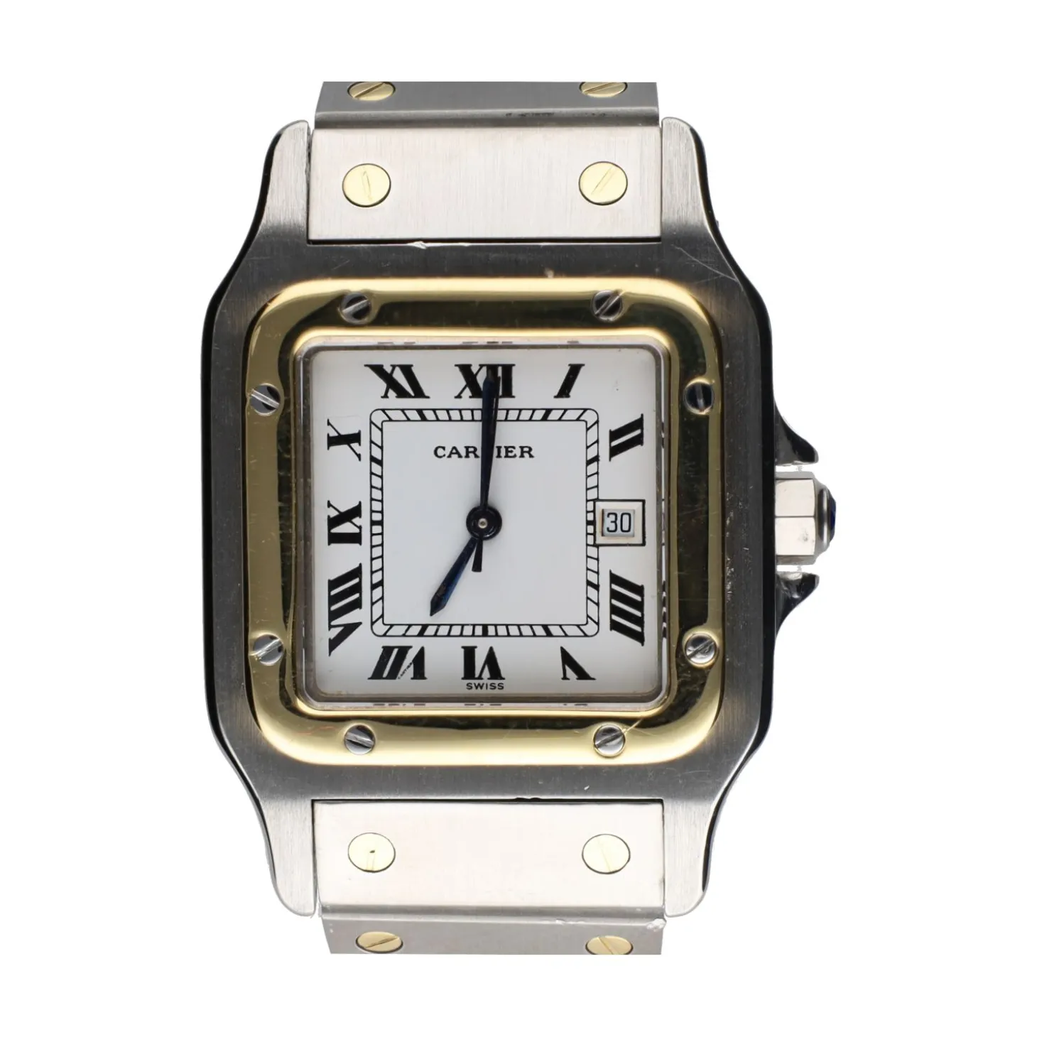 CARTIER Santos automático acero y oro 29mm.