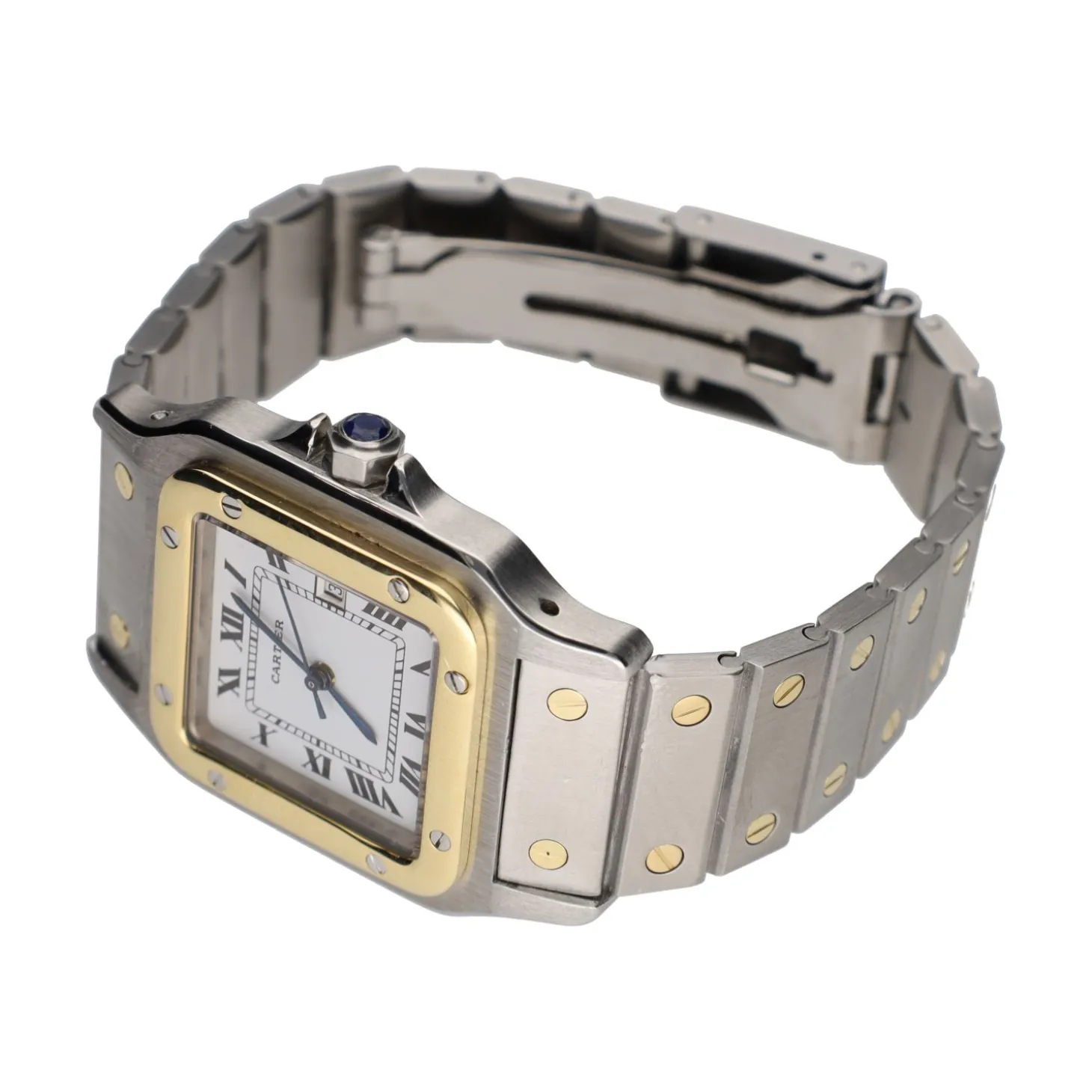 CARTIER Santos automático acero y oro 29mm.