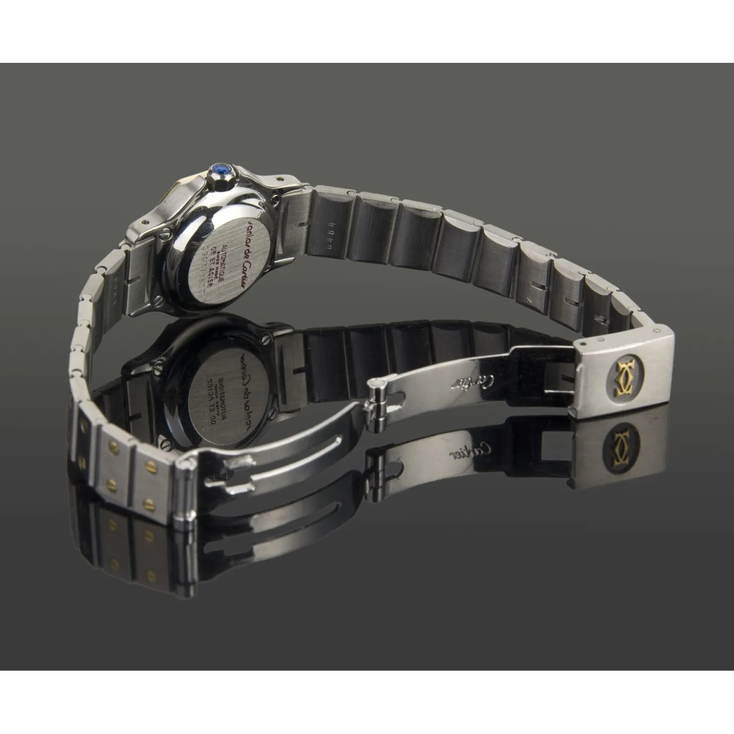 CARTIER Santos octagon acero y oro automático señora