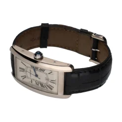CARTIER Tank americano caballero oro blanco 26mm.