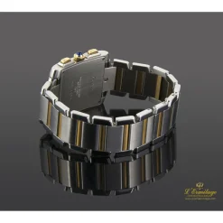 CARTIER Tank frances chrono acero y oro caballero.