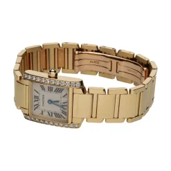 CARTIER Tank frances señora oro amarillo y brillantes.