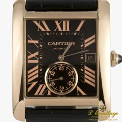 CARTIER Tank mc oro rosa caballero.