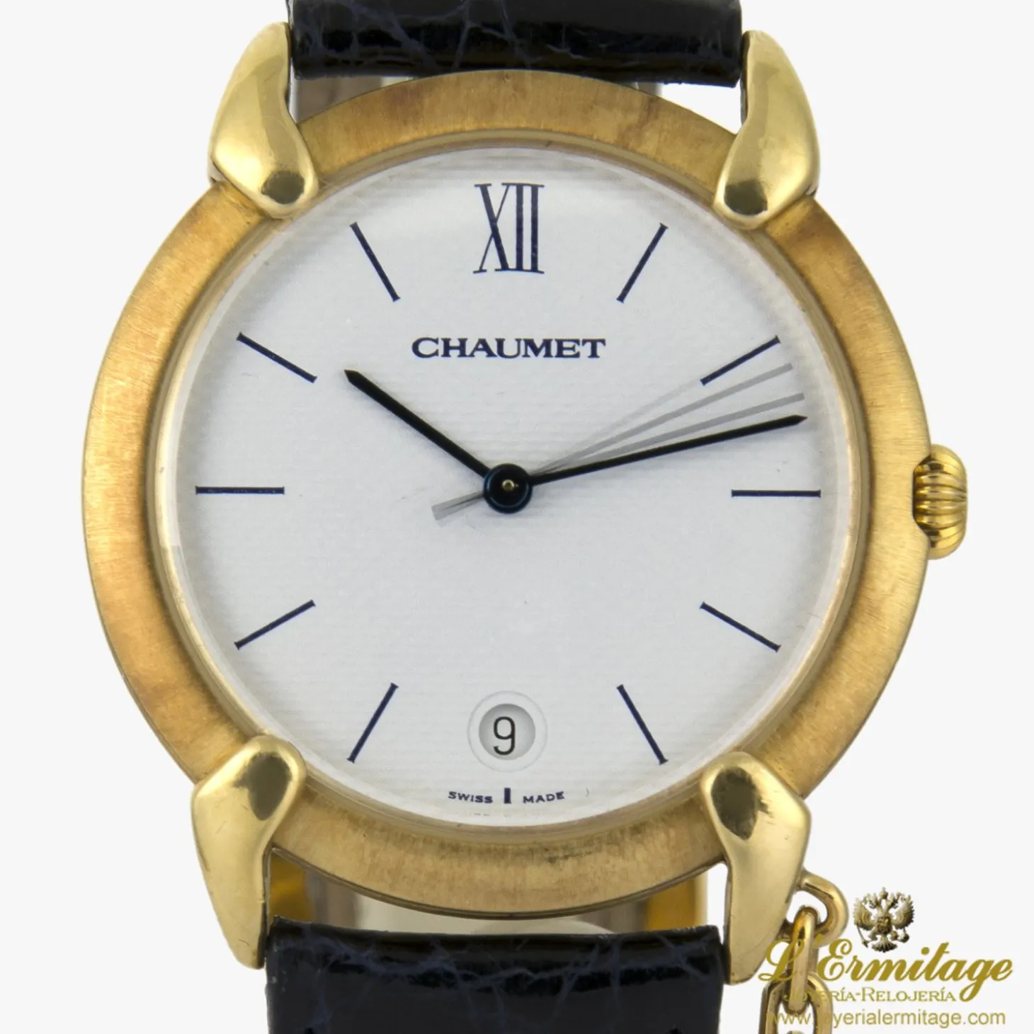 CHAUMET Oro amarillo cuarzo caballero.