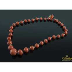 COLLARES Collar bolas de coral