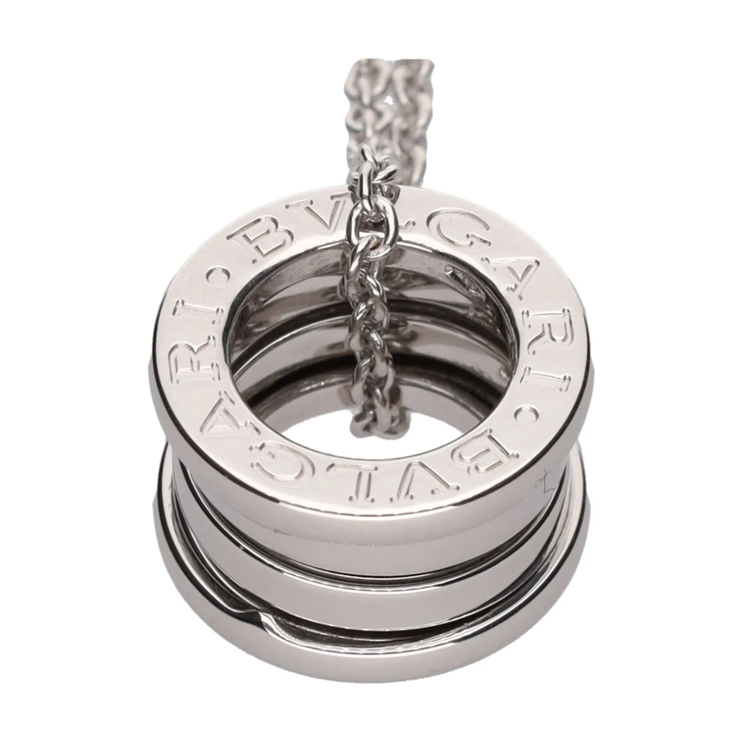 COLLARES Collar bulgari b-zero en oro blanco.