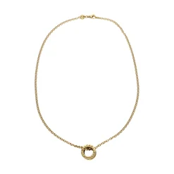 COLLARES Collar bulgari con colgante b-zero 1 en oro amarillo.