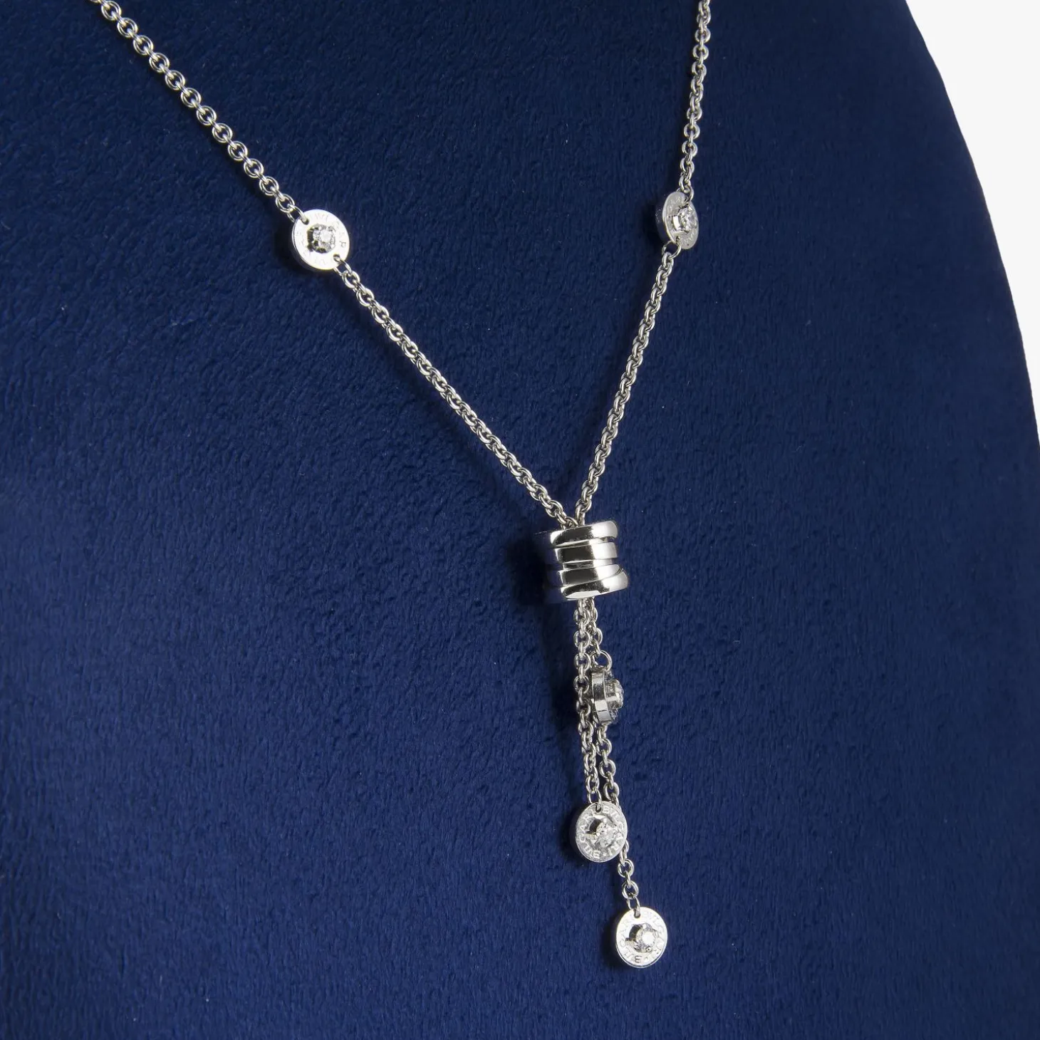 COLLARES Collar b.Zero1 oro blanco y diamantes