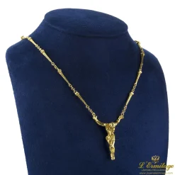 COLLARES Collar cristo dalí oro amarillo