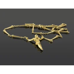 COLLARES Collar cristo dalí oro amarillo