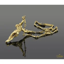 COLLARES Collar cristo dalí oro amarillo