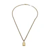 COLLARES Collar de cartier en oro amarillo. Largo 42cm.