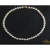 COLLARES Collar de perlas con cierre en oro amarillo.
