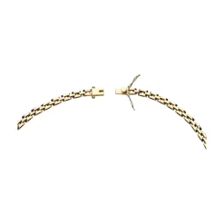 COLLARES Collar en oro amarillo y zafiros.