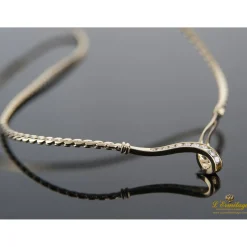 COLLARES Collar en oro amarillo con brillantes