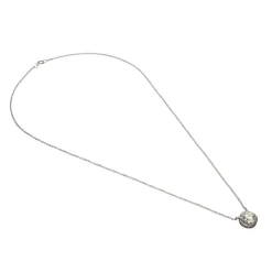 COLLARES Collar en oro blanco con brillante 2,16ct.