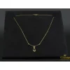 COLLARES Collar realizado en oro amarillo con un brillante.