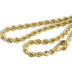 COLLARES Cordón oro amarillo. 45 Cm largo.