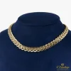 COLLARES Gargantilla cartier oro amarillo 14 kt. 40Cm largo.