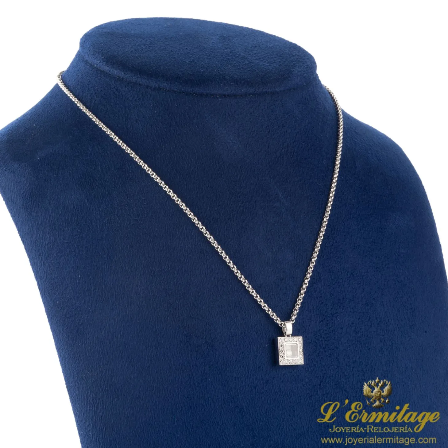 COLLARES Gargantilla happy diamonds icons oro blanco y diamantes