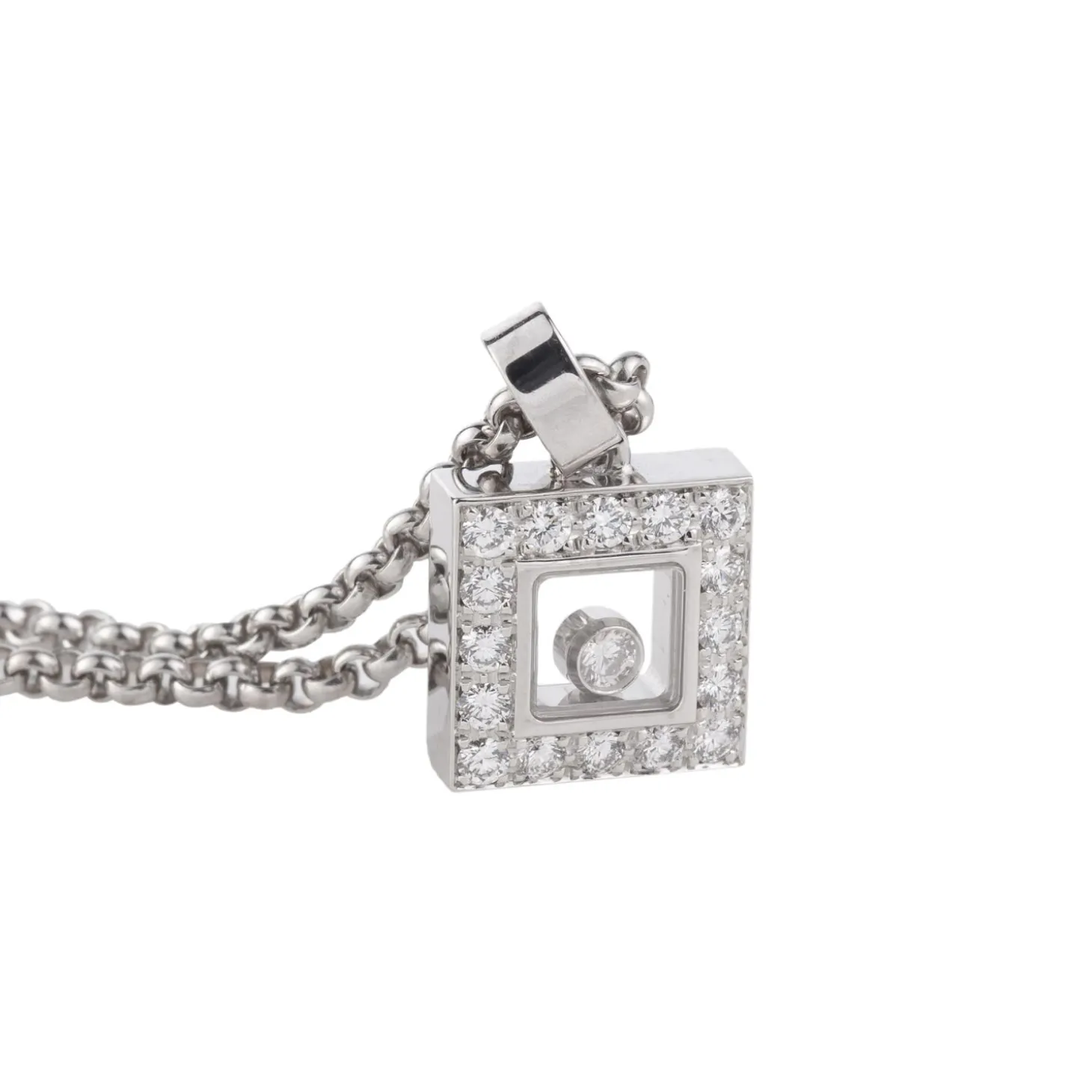 COLLARES Gargantilla happy diamonds icons oro blanco y diamantes