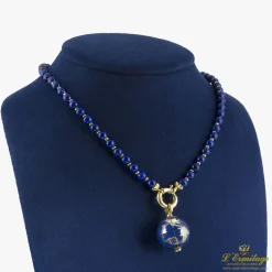 COLLARES Gargantilla lapislázuli 40cm.