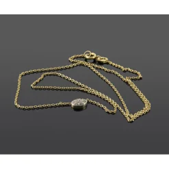 COLLARES Gargantilla oro amarillo y cuajado de diamantes