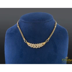 COLLARES Gargantilla oro amarillo y diamantes