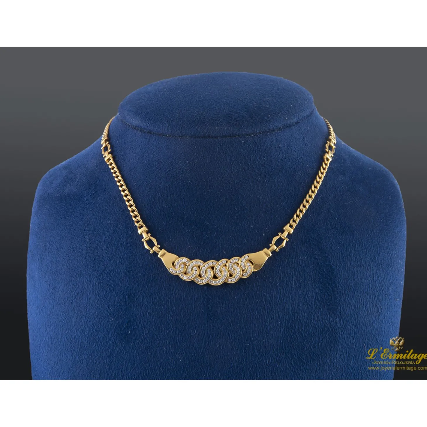 COLLARES Gargantilla oro amarillo y diamantes