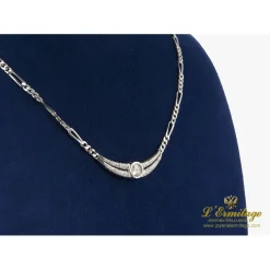 COLLARES Gargantilla oro blanco y diamantes