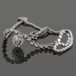 COLLARES Gargantilla oro blanco y diamantes