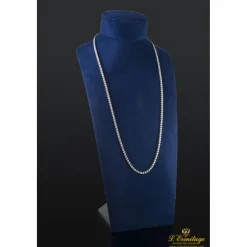 COLLARES Gargantilla riviere oro blanco y diamantes