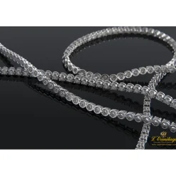 COLLARES Gargantilla riviere oro blanco y diamantes