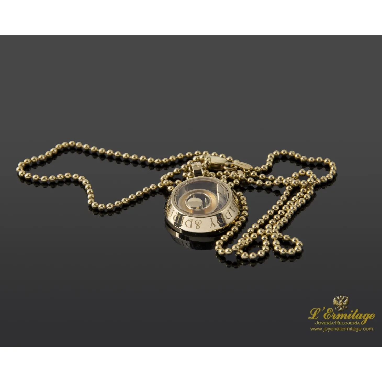 COLLARES Happy spirit diamond en oro amarillo.