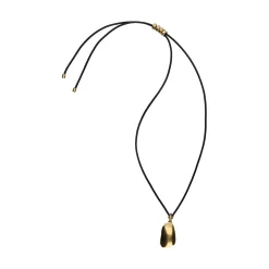 COLLARES Mediterranean edem oro amarillo con cordón.