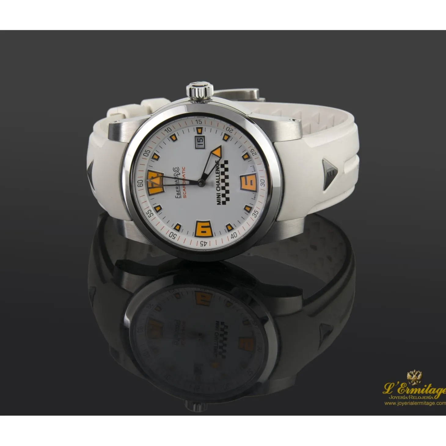 EBERHARD & CO. Scafomatic mini challenge acero automático caballero 42mm