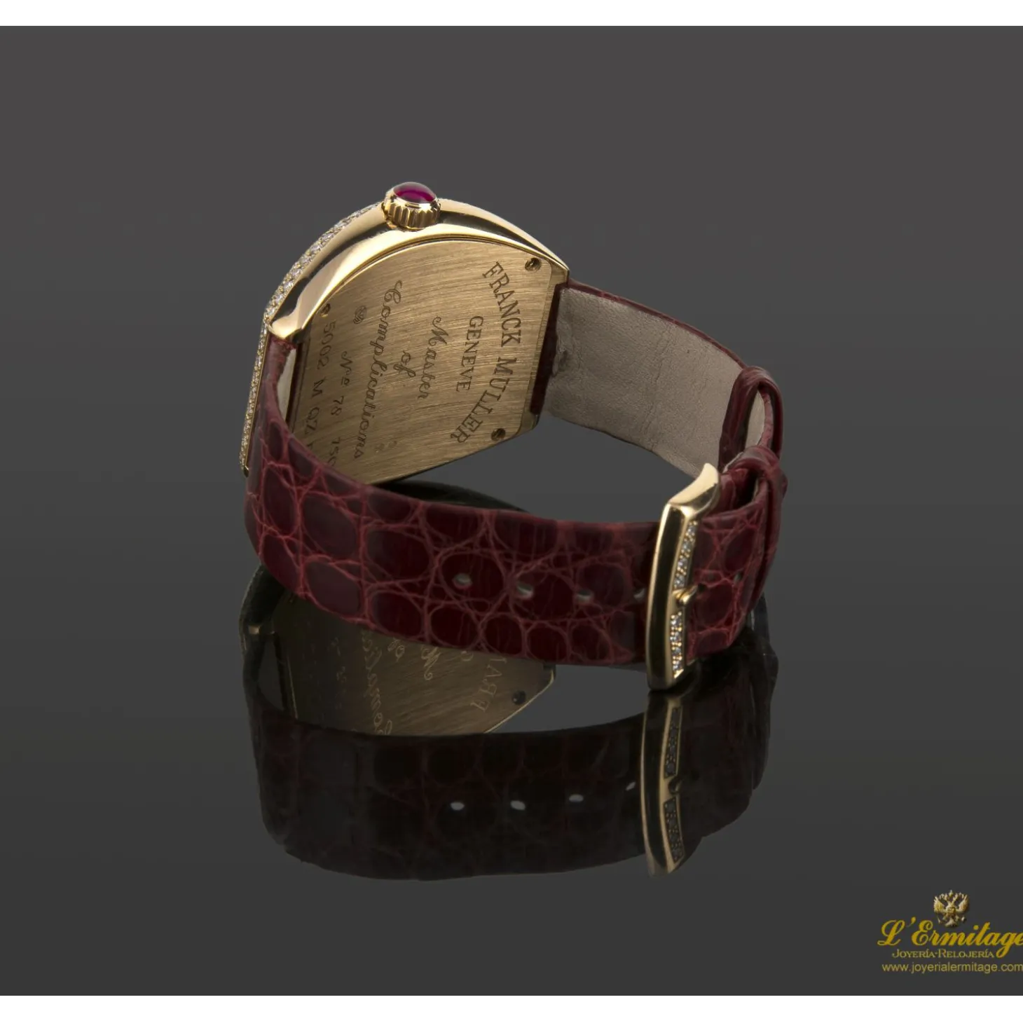 FRANCK MULLER Heart oro rosa y diamantes.