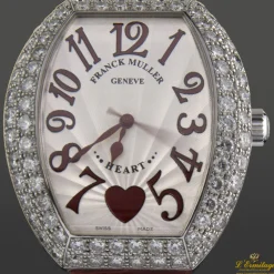 FRANCK MULLER Heart white gold diamonds.
