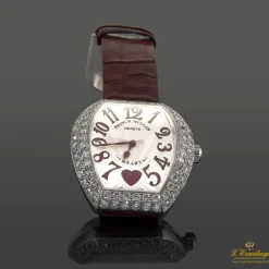 FRANCK MULLER Heart white gold diamonds.