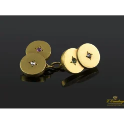 GEMELOS Gemelos antiguos oro amarillo