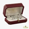 GEMELOS Gemelos cartier oro blanco trenzados.